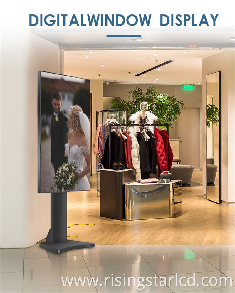 65inch lcd screen advertising