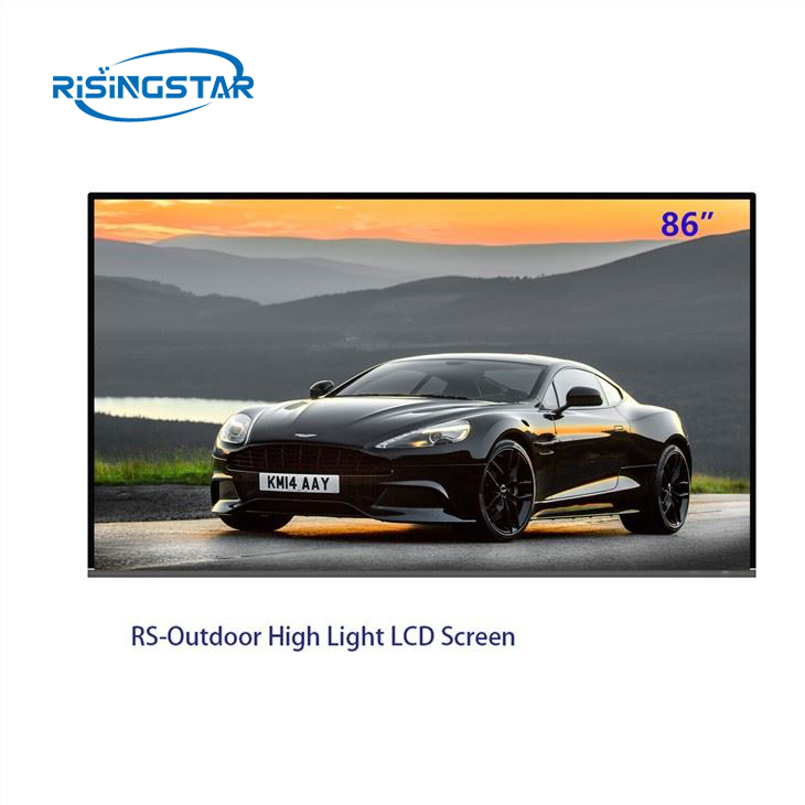 Full HD 86inch 3000-5000nits Outdoor High Brightness LCD