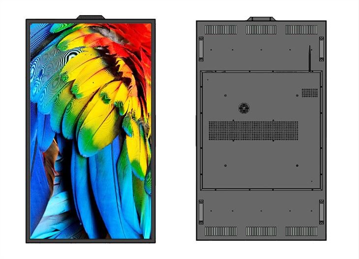 Hanging Window Facing LCD Display