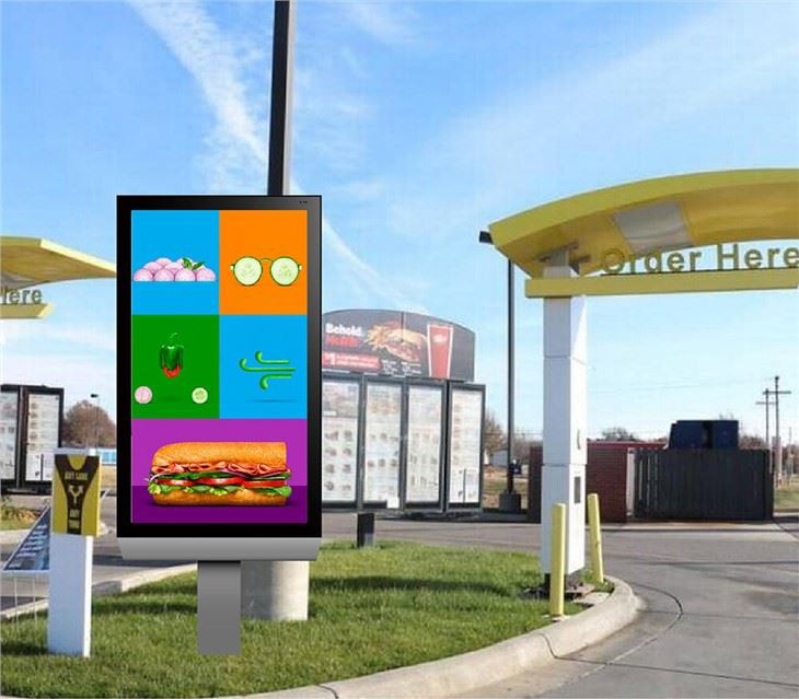 Lcd Displays For Outdoor TV 55 Inch