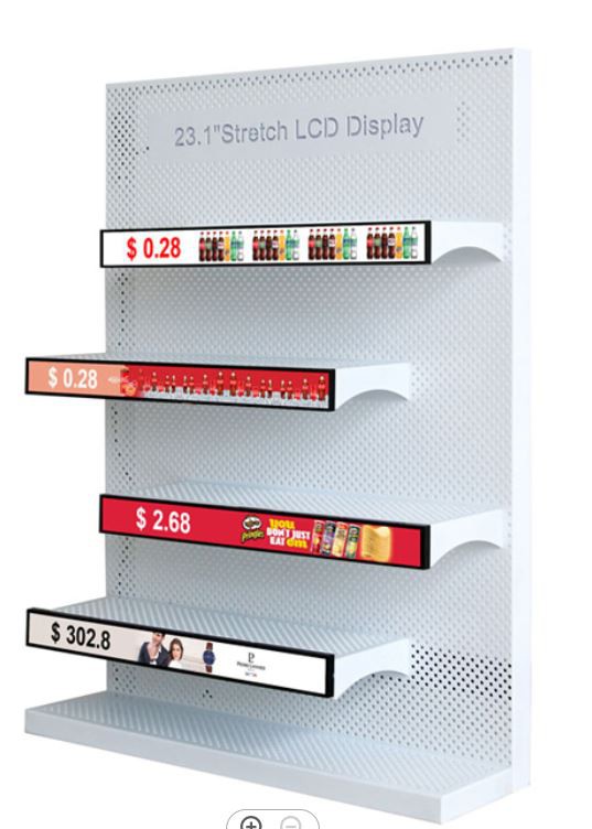 Supermarket Shelf LCD Advertising Display