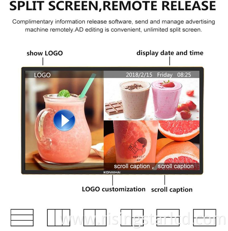 double-sided window display